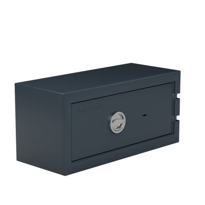 Coffre-fort Balzsafe Connect pour étagères USM Haller, 75 cm x 35 cm x 35 cm, Anthracite RAL 7016, Serrure à clé