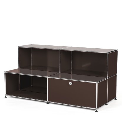 Meuble enfant USM Haller M avec marches, Marron USM