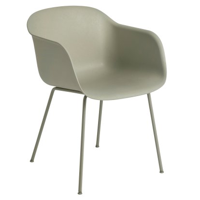 Fauteuil Fiber Tube, Vert dusty