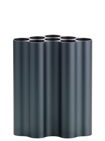 Vase Nuage, Nuage medium, Aluminium anodisé, Bleu acier