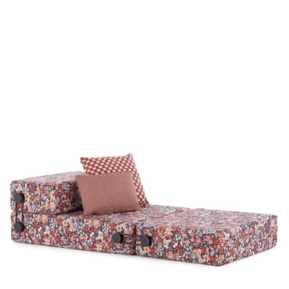 Chauffeuse Trix Outdoor, Rouge floral