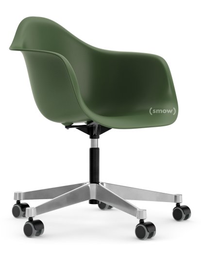 Eames Plastic Armchair PACC, Forêt, Sans rembourrage, Sans rembourrage