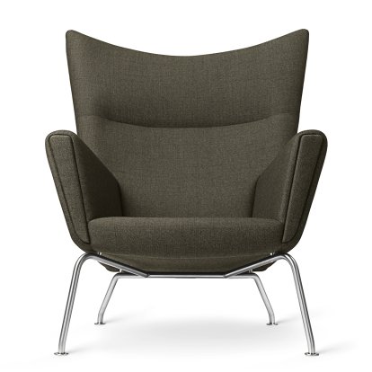 CH445 Wing Chair, Passion - poivre, Sans repose-pied