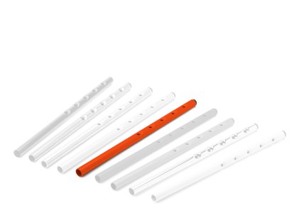 Rallonge en hauteur (1 lot) pour table Eiermann, Orangé brillant