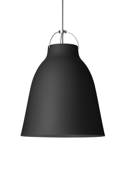 Suspension Caravaggio mat, P3 (Ø 40 cm), Noir