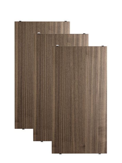 Planche String System (lot de 3), 58 x 30 cm, Placage noyer