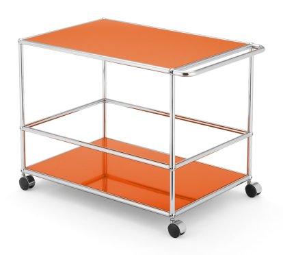 Chariot à boissons USM Haller Type 1, Orange pur RAL 2004