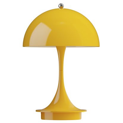 Lampe Panthella 160 portable, Jaune