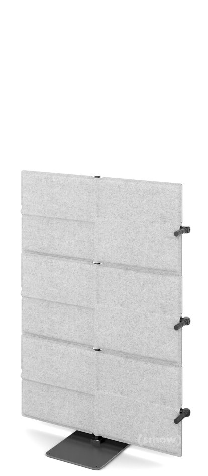 Extension panneaux acoustiques USM Privacy, Avec raccord d'angle (pour angle de 90°), 1,09 m (3 éléments), Gris clair 