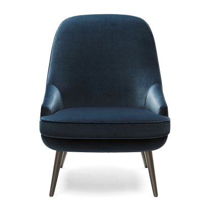 Fauteuil 375, Dossier haut, Tissu Harald jade foncée