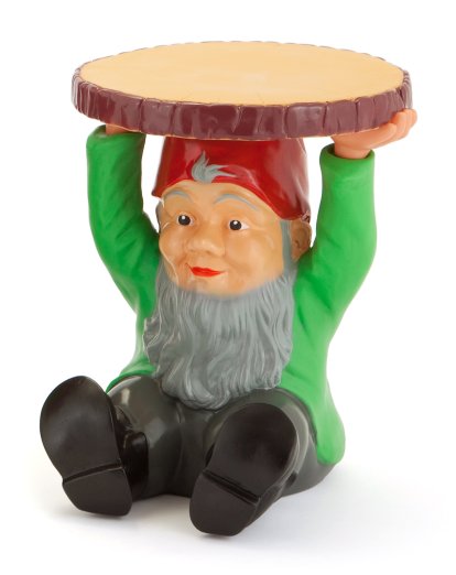 Tabouret / table d'appoint Gnomes, Attila, Multicolore