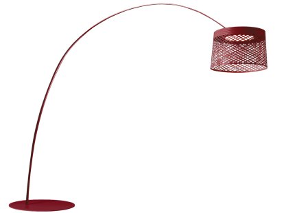 Lampadaire Twiggy Grid, Cramoisi