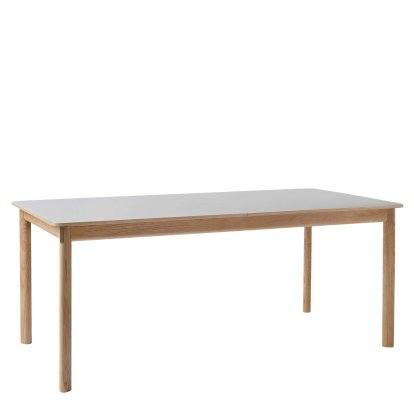 Table à manger Patch HW1, Chêne huilé / Fenix Beige Arizona