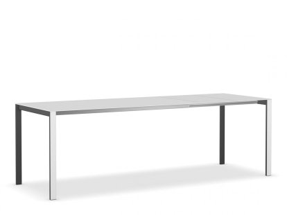 Table à manger Thin-K, Blanc, Noir