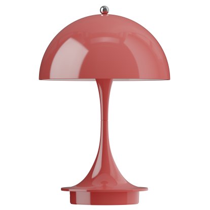 Lampe Panthella 160 portable, Corail
