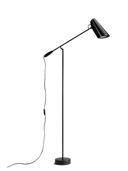 Lampadaire Birdy , Noir/Noir