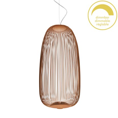 Suspension Spokes, Ø32,5 cm, Cuivre, Dimmable