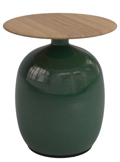 Table d'appoint Blow, Emerald, Ø 42 x H 46,5 cm