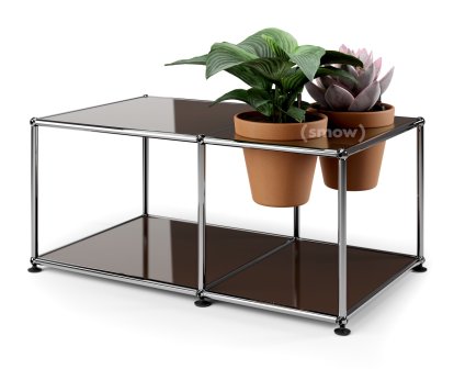 Table d'appoint USM Haller Monde végétal , Marron USM, Terre cuite