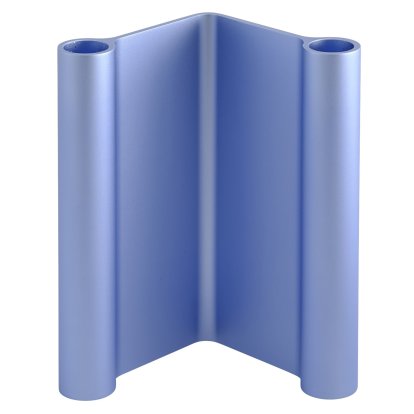 Bougeoir Pair, Bleu clair, H 18 cm
