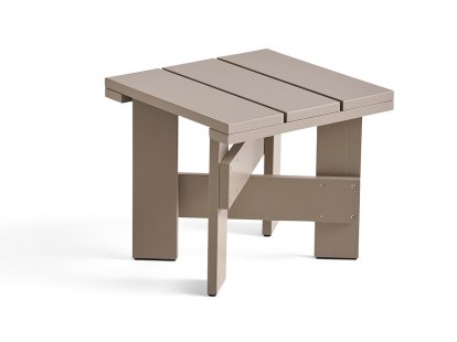 Table basse Crate , Pin laqué london fog