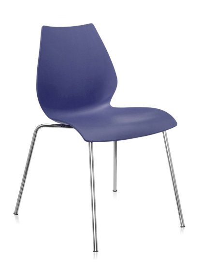Chaise Maui, Sans accoudoirs, Bleu marine