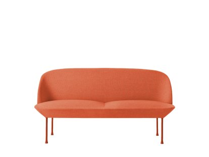 Canapé Oslo, 2 places, Tissu Steelcut tangerine