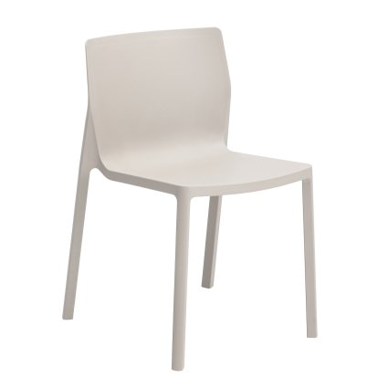 Chaise LP Recycled, Sans accotoirs, Ivoire