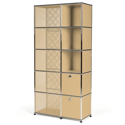 Penderie-vestiaire type 3 USM Haller, Beige USM